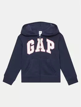 Толстовка regular fit Gap, синий
