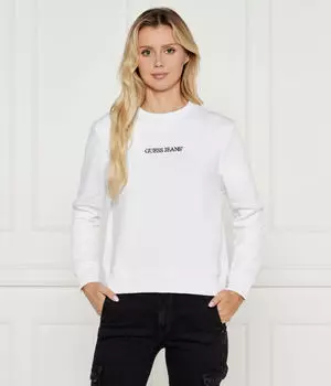 Толстовка Regular Fit Guess Jeans, белый