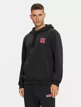 Толстовка regular fit Hugo, черный