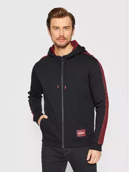 Толстовка regular fit Hugo, черный