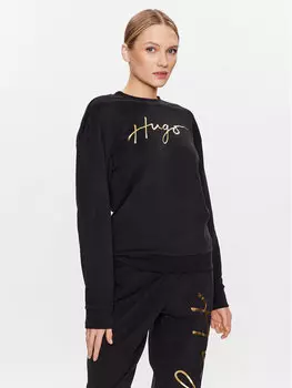Толстовка regular fit Hugo, черный