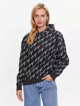 Толстовка regular fit Hugo, черный