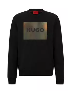 Толстовка regular fit Hugo, зеленый