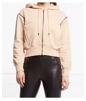 Толстовка женская Iceberg укороченная на молнии, бежевый