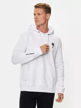 Толстовка regular fit Karl Lagerfeld, белый