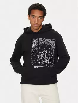 Толстовка regular fit Karl Lagerfeld, черный
