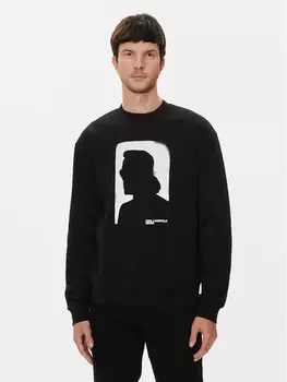 Толстовка regular fit Karl Lagerfeld, черный