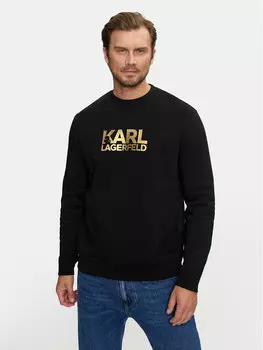 Толстовка regular fit Karl Lagerfeld, черный