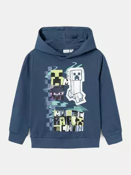 Толстовка regular fit Name It, синий