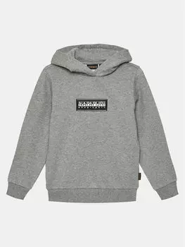Толстовка regular fit Napapijri, серый