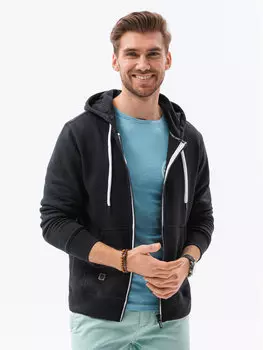 Толстовка regular fit Ombre, черный