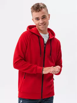 Толстовка regular fit Ombre, красный