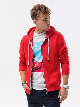 Толстовка regular fit Ombre, красный