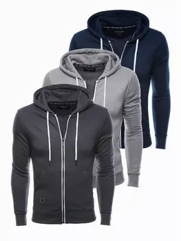 Толстовка regular fit Ombre, серый