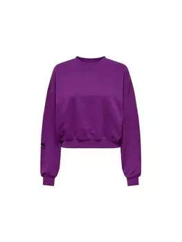 Толстовка regular fit Only, фиолетовый