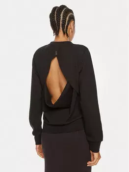 Толстовка regular fit Patrizia Pepe, черный