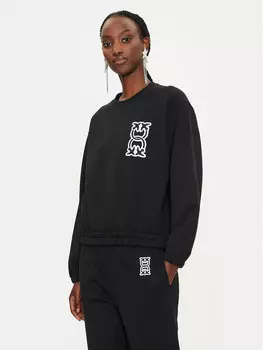 Толстовка regular fit Pinko, черный
