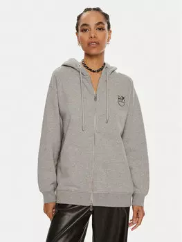 Толстовка regular fit Pinko, серый