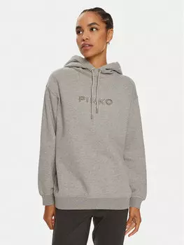 Толстовка regular fit Pinko, серый