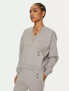 Толстовка regular fit Pinko, серый