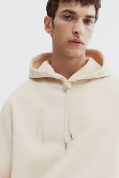 Толстовка regular fit с принтом H&M, бежевый