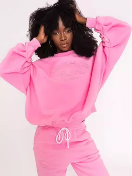Толстовка regular fit Selfieroom, розовый
