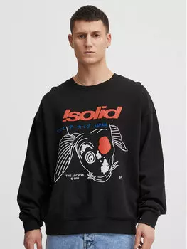 Толстовка regular fit Solid, черный