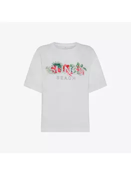 Толстовка regular fit Sun68, белый