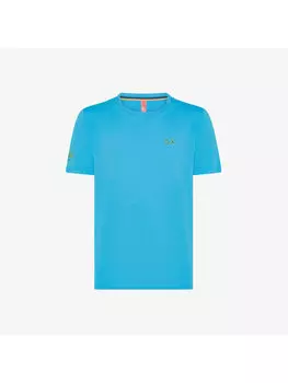 Толстовка regular fit Sun68, бирюзовый