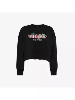 Толстовка regular fit Sun68, черный