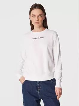 Толстовка regular fit Tommy Jeans, белый