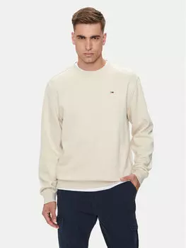 Толстовка regular fit Tommy Jeans, бежевый