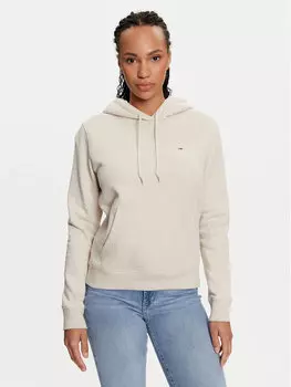 Толстовка regular fit Tommy Jeans, бежевый