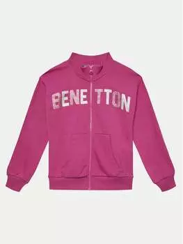 Толстовка regular fit United Colors Of Benetton, розовый