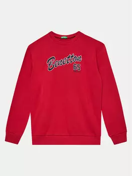 Толстовка regular fit United Colors Of Benetton, красный