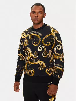 Толстовка regular fit Versace Jeans Couture, черный