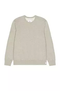 Толстовка Reigning Champ Crewneck, цвет Heather Grey