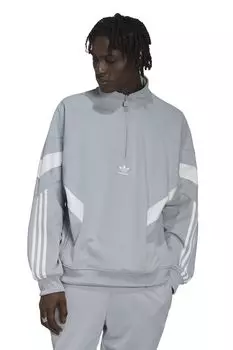 Толстовка Rekive на короткой молнии Adidas Originals, серый