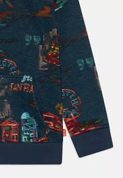 Толстовка RELAXED FIT ALLOVER PRINTED HOODIE Scotch & Soda, темно-синий