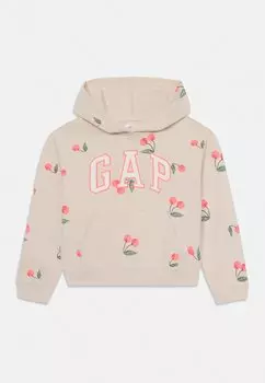 Толстовка RELAXED HERITAGE GIRLS GAP, серо-коричневый