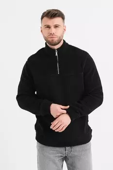 Толстовка Remy из эко-пуха с короткой молнией Only & Sons, черный