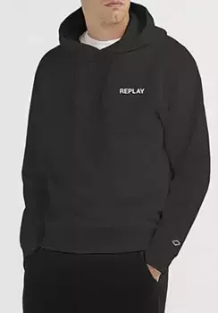 Толстовка Replay из хлопка, черный