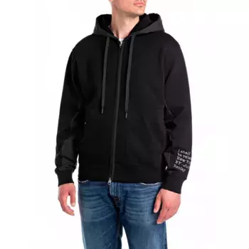 Толстовка Replay M3079.000.21842 full zip, черный