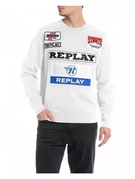 Толстовка Replay Sweatshirt, белый
