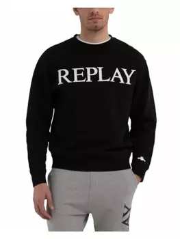 Толстовка Replay Sweatshirt, черный
