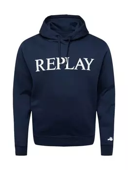 Толстовка Replay, темно-синий