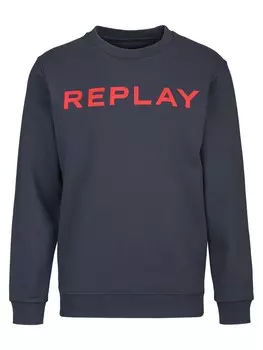 Толстовка REPLAY, темно-синий