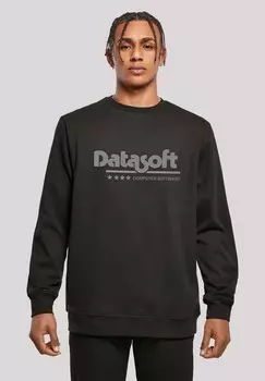 Толстовка RETRO GAMING DATASOFT LOGO F4NT4STIC, черный