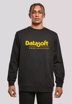 Толстовка RETRO GAMING DATASOFT LOGO F4NT4STIC, черный