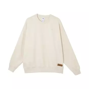 Толстовка RETRO унисекс цвета миндаля и конфет PUMA, Almond Candy